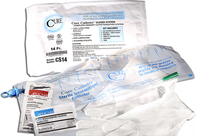 Cure Catheter Closed System Kits