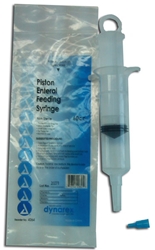 Enteral Feeding Syringe with Pole Bag (60cc)